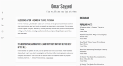 Desktop Screenshot of omarsayyed.com