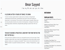 Tablet Screenshot of omarsayyed.com